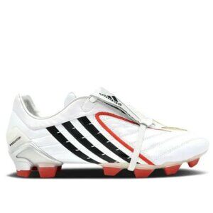 Adidas Predator Powerswerve TRX FG White Red Football Cleats US9 Beckham Soccer